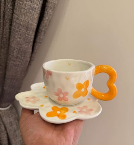 كوب الورد المميز حجم كبير وتقيل